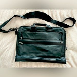 TUMI black laptop bag